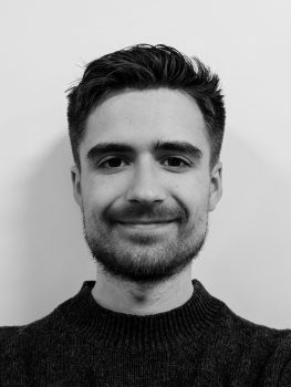 Jack Hudson - black and white photo